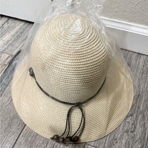 Comhats Ladies Sun Hats UPF 50 Wide Brim Straw Beach Summer Hat Women Foldable